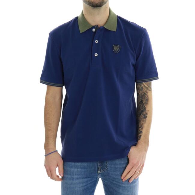 POLO CONTRASTI BLAUER - Mad Fashion | img vers.1300x/
